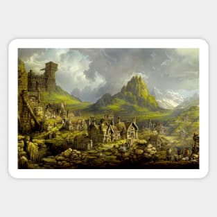 Misty Mountains Sticker